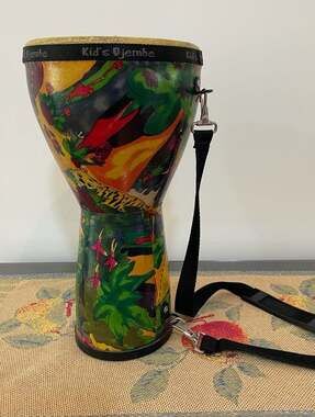 Remo Kids Percussion 8-Inch Djembe Drum - Rainforest Design